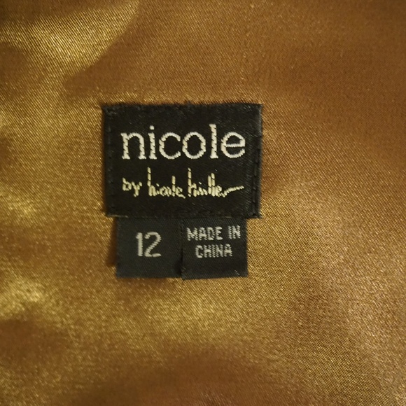 NICOLE MILLER Flower Print Dress Size 12 - Picture 5 of 8